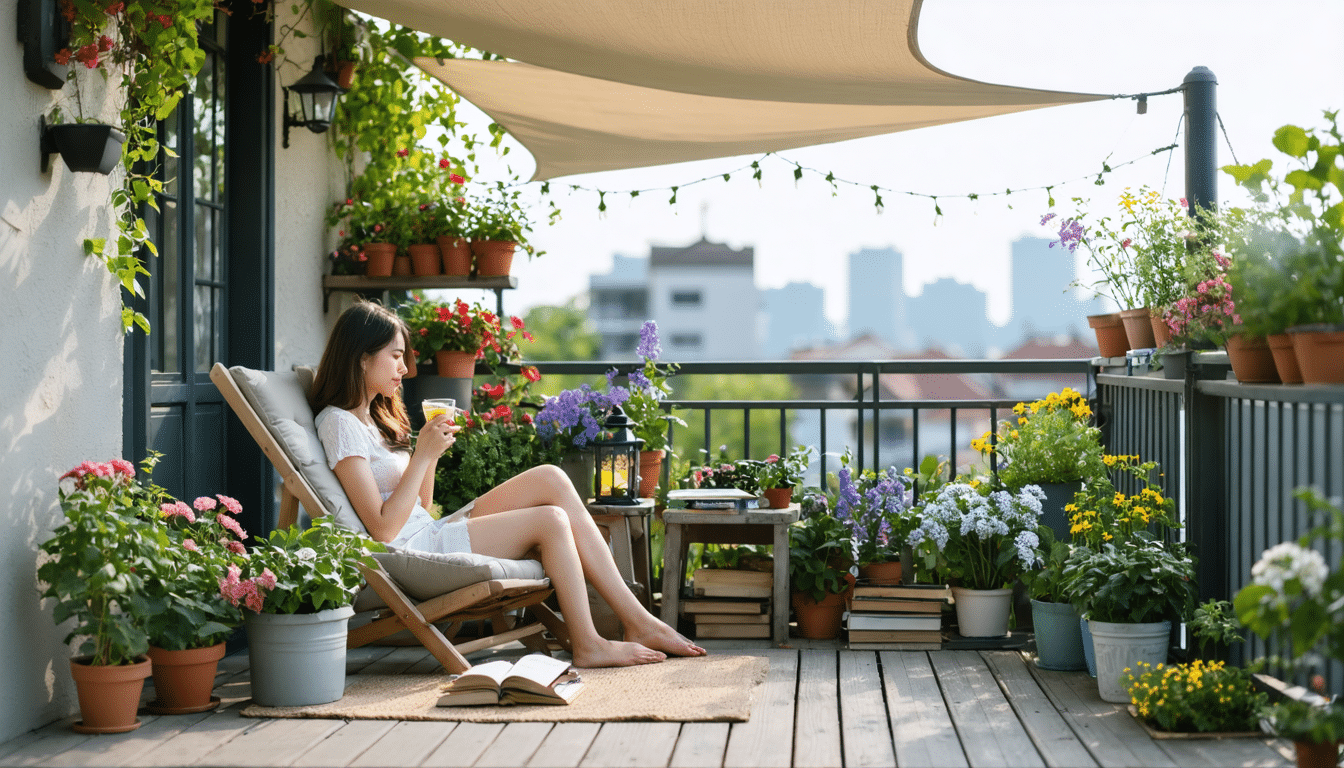 découvrez comment aménager votre balcon avec un voile d'ombrage pour créer un espace extérieur agréable et à l'abri du soleil. pratiques et esthétiques, ces voiles transformaient votre balcon en un véritable havre de paix, facilement réalisable dans n'importe quel environnement.