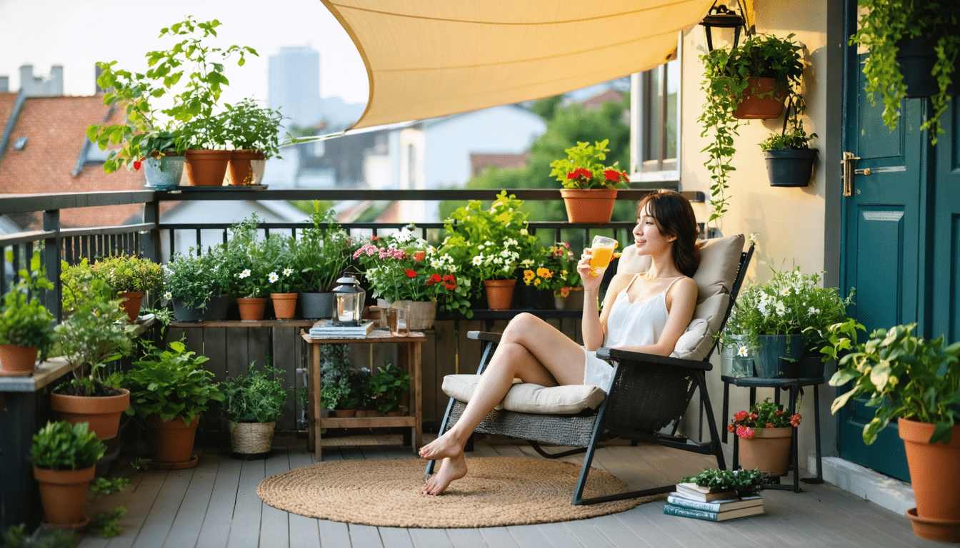 découvrez comment aménager votre balcon avec un voile d'ombrage pour créer un espace extérieur confortable et esthétique. suivez nos conseils pratiques pour transformer votre balcon en un havre de paix à l'abri du soleil.