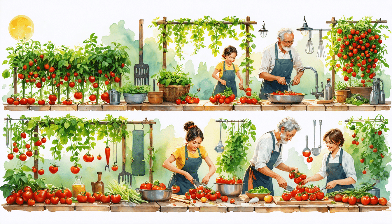 découvrez le fascinant parcours de la tomate, de sa culture au jardin jusqu'à sa délicieuse préparation en cuisine. explorez les différentes variétés, les techniques de jardinage et des recettes savoureuses qui mettront en valeur ce fruit emblématique. un voyage culinaire enrichissant et savoureux vous attend!