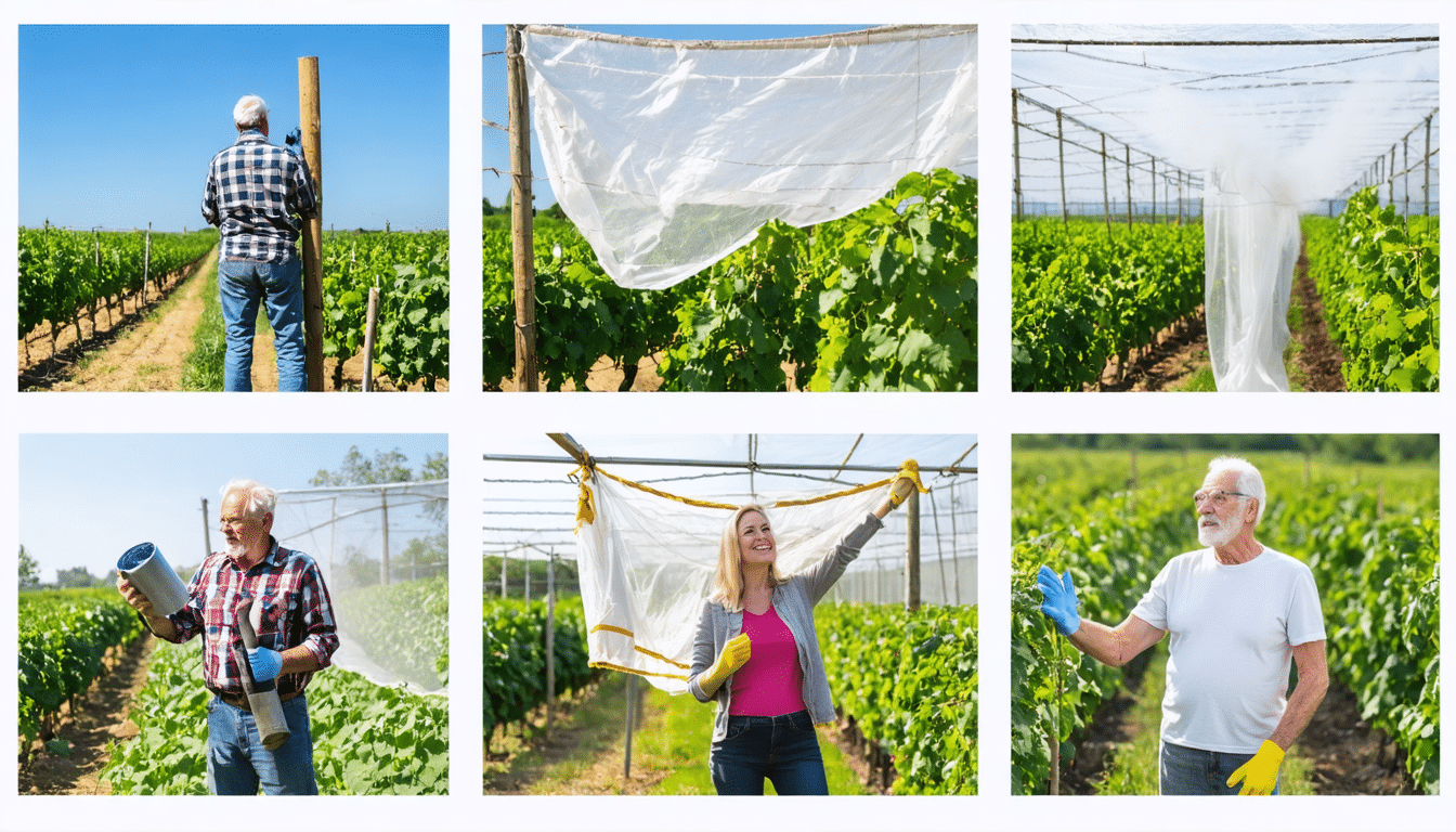 découvrez tout sur le filet anti-grêle : ses caractéristiques, ses nombreux avantages pour protéger vos cultures, et suivez notre guide pratique pour une pose facile et efficace. protégez efficacement vos plantations des intempéries !