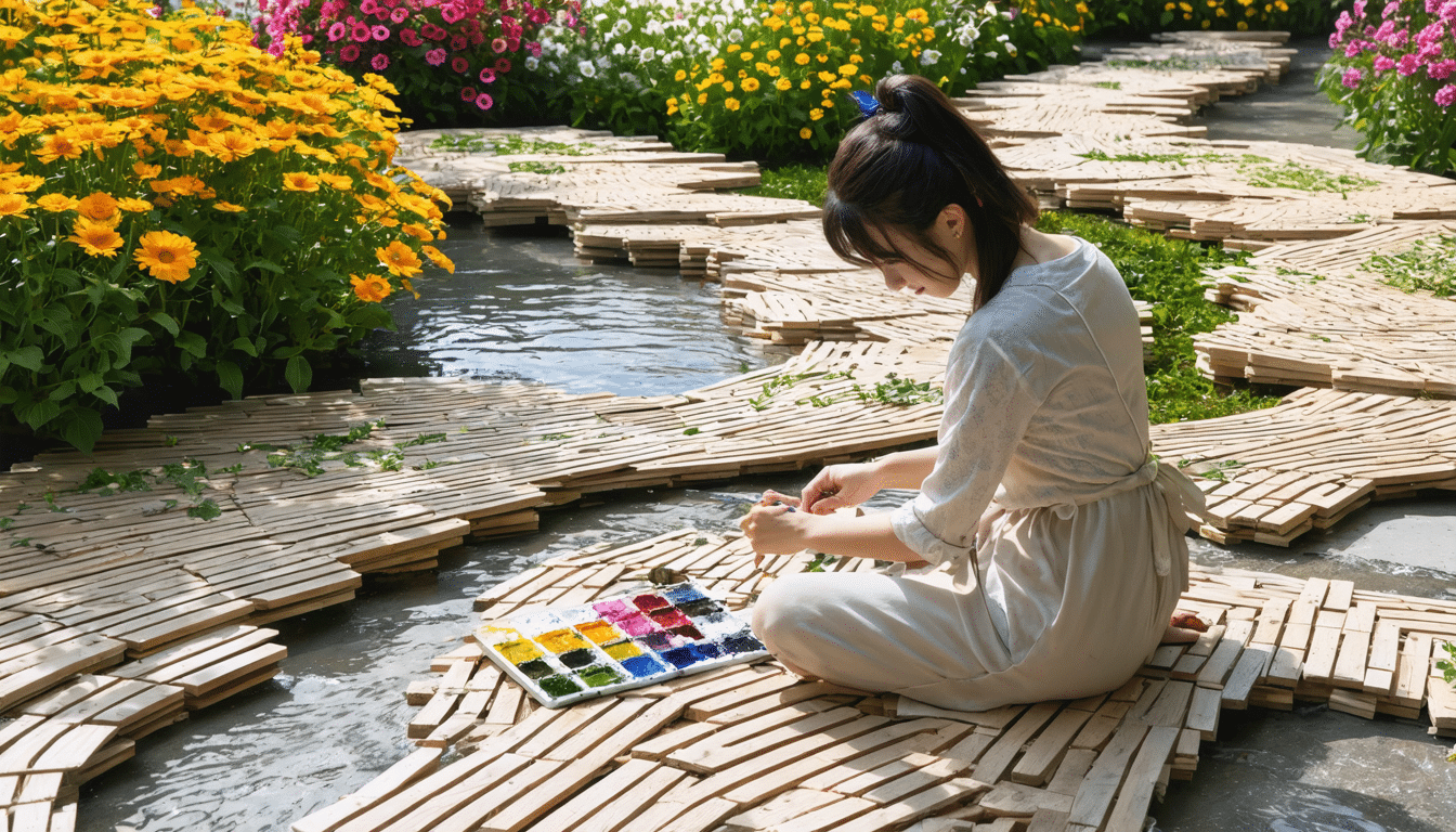 découvrez l'art de concevoir des motifs paysagers uniques avec des voliges en bois. apprenez à transformer votre jardin en un espace esthétique et original grâce à des techniques innovantes et des idées créatives.