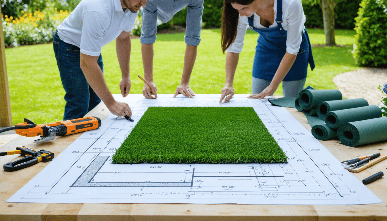 découvrez notre guide pratique sur le calepinage pour gazon synthétique, spécialement conçu pour l'aménagement d'une surface rectangulaire. suivez nos conseils d'experts pour obtenir une installation parfaite et durable, tout en valorisant vos espaces extérieurs.