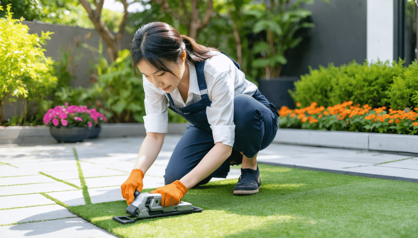 découvrez notre guide pratique incontournable pour réaliser des jonctions invisibles lors de la pose de gazon synthétique. suivez nos conseils et techniques professionnelles pour obtenir un fini impeccable et esthétique. transformez votre espace extérieur avec un gazon parfaitement posé, sans coutures visibles !