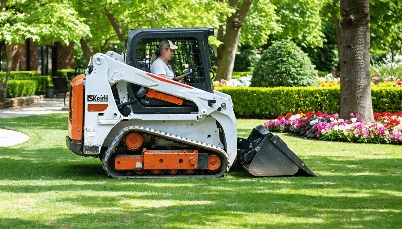 découvrez les mini-chargeuses à conducteur debout, l'outil idéal pour l'entretien des espaces verts. polyvalentes et maniables, elles facilitent vos travaux de jardinage et d'aménagement paysager en alliant efficacité et confort.