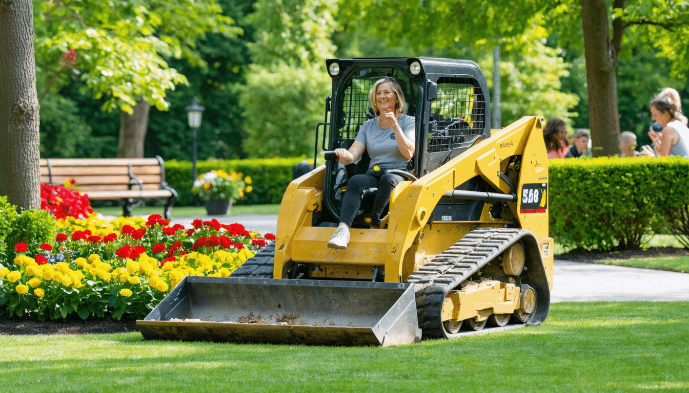 découvrez les mini-chargeuses à conducteur debout, l'outil idéal pour l'entretien des espaces verts. compactes et polyvalentes, elles offrent une manœuvrabilité exceptionnelle, facilitant votre travail dans les jardins, parcs et terrains variés.