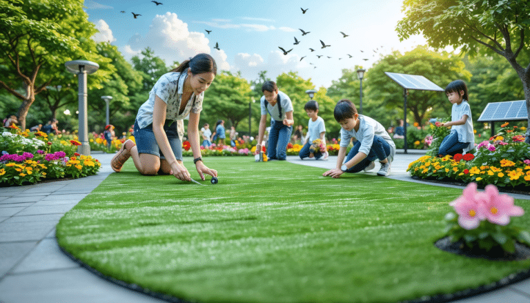 découvrez comment réduire l'impact environnemental du gazon synthétique grâce à des solutions durables et des pratiques éco-responsables. apprenez à choisir des matériaux recyclés, à optimiser l'entretien et à favoriser la biodiversité dans votre jardin tout en profitant de l'esthétique et des avantages du gazon artificiel.