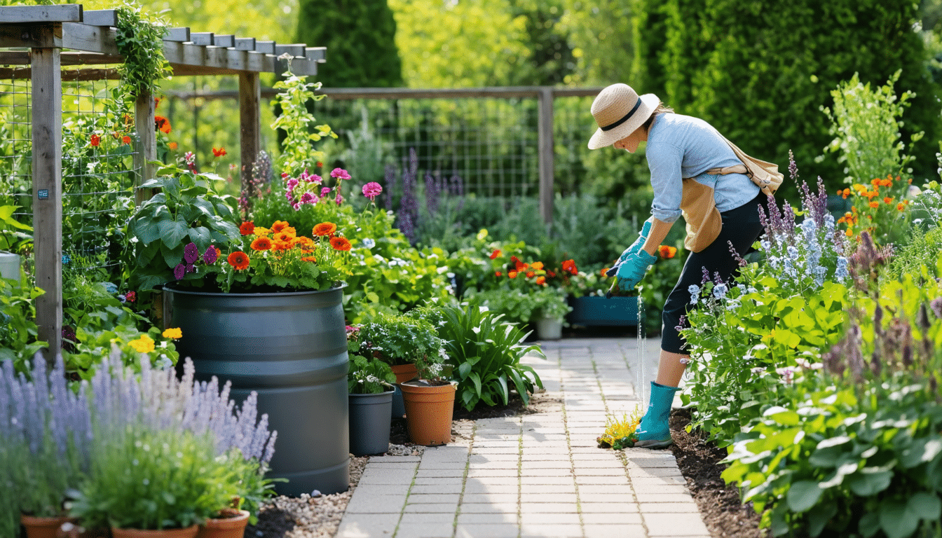 découvrez le concept de jardin durable axé sur la gestion de l'eau pour les plantes. apprenez des techniques efficaces pour conserver l'eau tout en favorisant la biodiversité et en optimisant la croissance des plantes, le tout dans le respect de l'environnement.