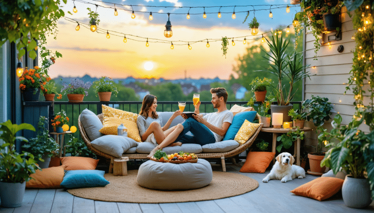 découvrez nos astuces pour aménager un balcon douillet, idéal pour savourer l'été en toute tranquillité. créez votre espace de détente avec des plantes, des mobiliers confortables et une ambiance chaleureuse.
