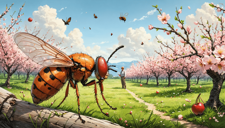 découvrez comment la drosophile suzukii menace les cerisiers en provoquant des dommages considérables aux récoltes. informez-vous sur ses caractéristiques, son impact sur l'agriculture et les solutions pour lutter contre ce fléau.
