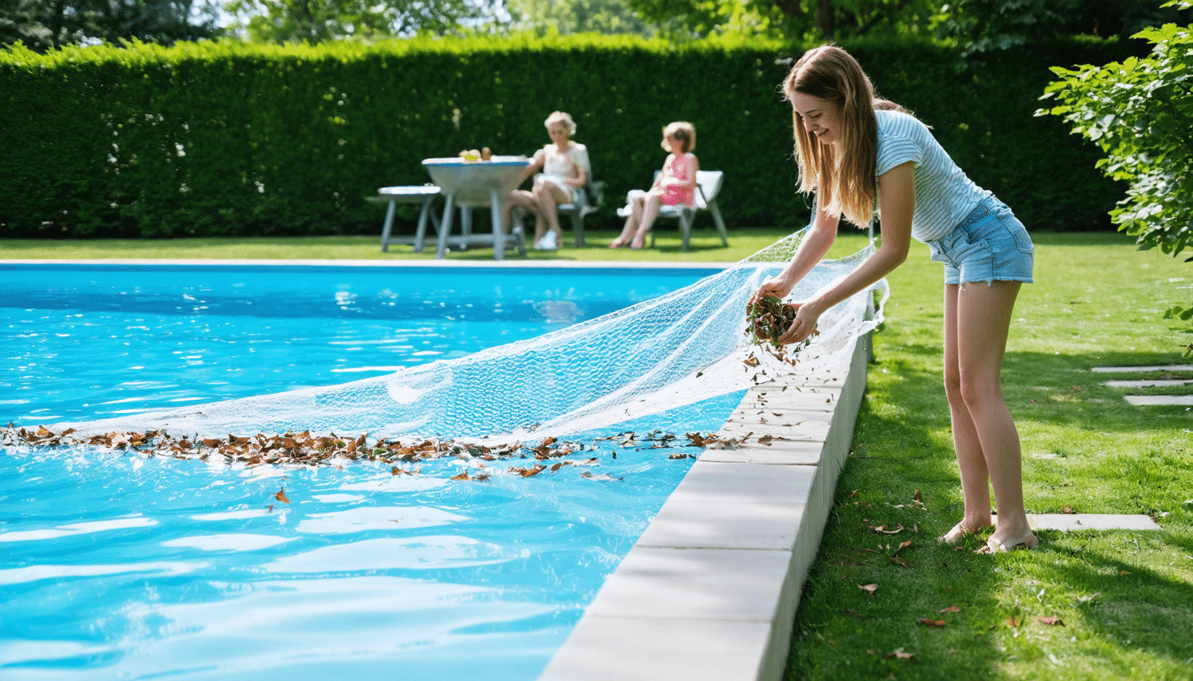 découvrez comment le filet de protection pour piscine agit comme un véritable bouclier contre les feuilles et autres débris. protégez votre bassin tout en réduisant le temps de nettoyage et en préservant la qualité de l'eau. offrez à votre piscine une défense efficace et élégante !